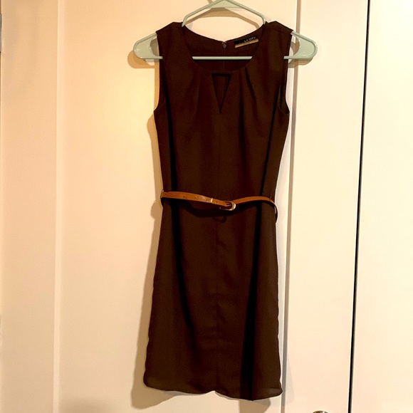 La City Dresses & Skirts - Brown chiffon Dress La City